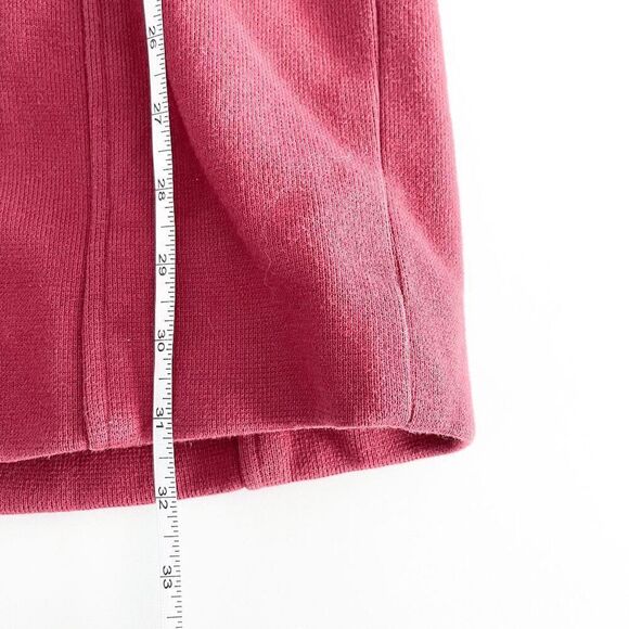 Banana Republic Women's 3/4 Sleeve Button Front Pea Coat Red Medium - Picture 8 of 9